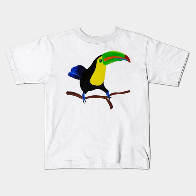 Toucan Kids T-Shirt by PaintingsbyArlette